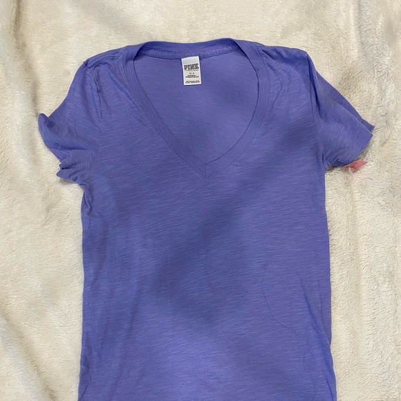 PINK tee in purple SIZE S - Picture 1 of 3